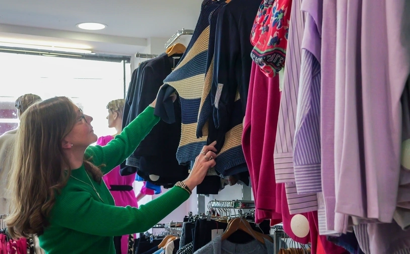 Customer in the store